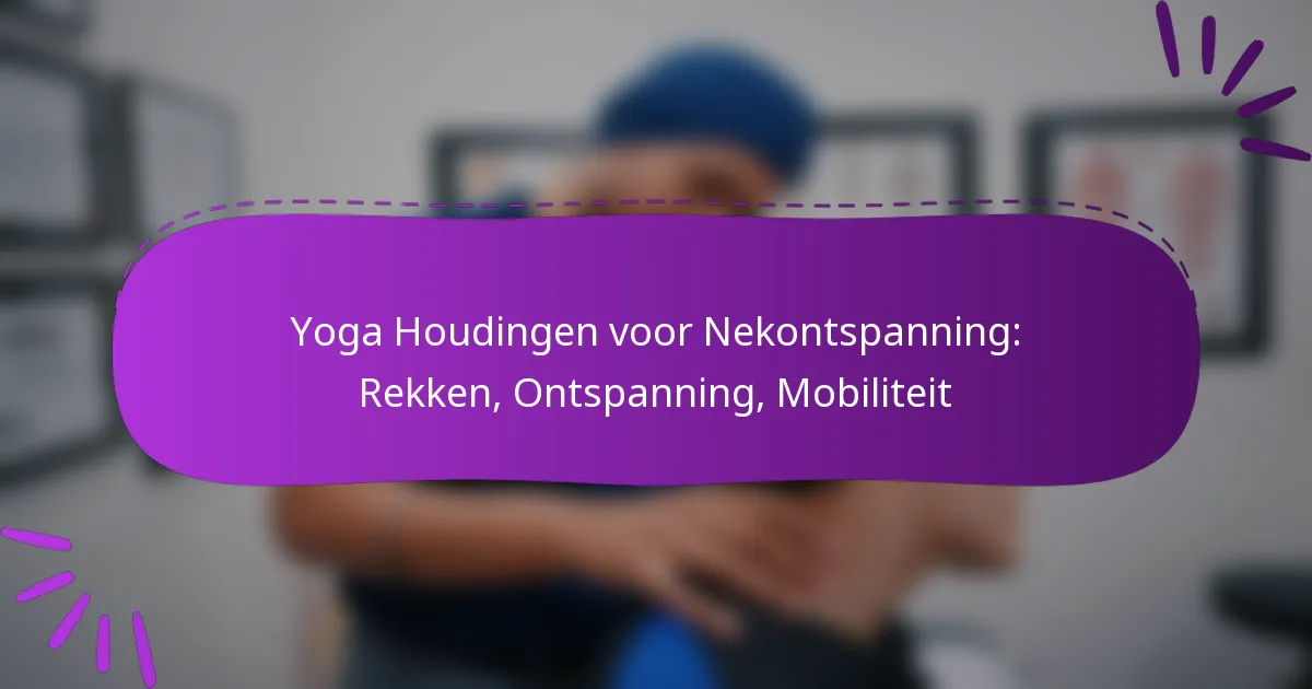 Yoga Houdingen voor Nekontspanning: Rekken, Ontspanning, Mobiliteit